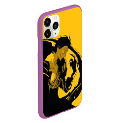 Чехол iPhone 11 Pro матовый Господин злодей - Выходной господина злодея, цвет: 3D-фиолетовый — фото 2