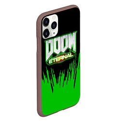 Чехол iPhone 11 Pro матовый Doom, цвет: 3D-коричневый — фото 2