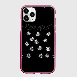 Чехол iPhone 11 Pro матовый Pyrokinesis хип-хоп, цвет: 3D-малиновый