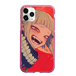 Чехол iPhone 11 Pro матовый Моя геройская академия Himiko Toga, цвет: 3D-малиновый