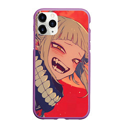 Чехол iPhone 11 Pro матовый Моя геройская академия Himiko Toga, цвет: 3D-фиолетовый