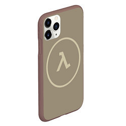 Чехол iPhone 11 Pro матовый Half-Life: Decay бежевый, цвет: 3D-коричневый — фото 2