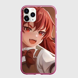 Чехол iPhone 11 Pro матовый Реинкарнация Безработного Eris cute, цвет: 3D-малиновый