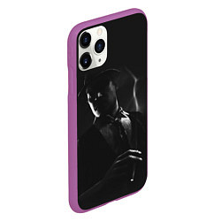 Чехол iPhone 11 Pro матовый Alone in the dark - Edward Carnby, цвет: 3D-фиолетовый — фото 2