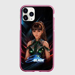 Чехол iPhone 11 Pro матовый Stellar Blade epic style, цвет: 3D-малиновый