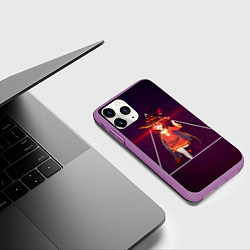 Чехол iPhone 11 Pro матовый Konosuba Мэгумин cute, цвет: 3D-фиолетовый — фото 2