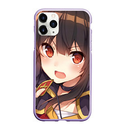 Чехол iPhone 11 Pro матовый Konosuba Мэгумин cute, цвет: 3D-светло-сиреневый