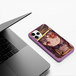 Чехол iPhone 11 Pro матовый Konosuba Мэгумин cute, цвет: 3D-фиолетовый — фото 2