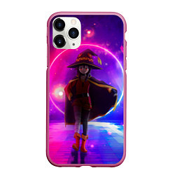 Чехол iPhone 11 Pro матовый Konosuba Мэгумин cute, цвет: 3D-малиновый