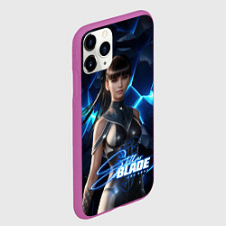 Чехол iPhone 11 Pro матовый Stellar Blade Eve ледяная стена, цвет: 3D-фиолетовый — фото 2