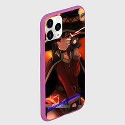 Чехол iPhone 11 Pro матовый Konosuba Мэгумин cute, цвет: 3D-фиолетовый — фото 2