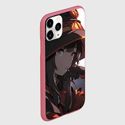 Чехол iPhone 11 Pro матовый Konosuba Мэгумин милая, цвет: 3D-малиновый — фото 2
