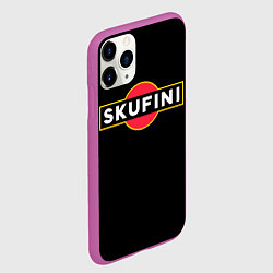 Чехол iPhone 11 Pro матовый Skufini, цвет: 3D-фиолетовый — фото 2