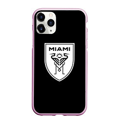 Чехол iPhone 11 Pro матовый Inter fc club, цвет: 3D-розовый