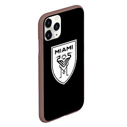 Чехол iPhone 11 Pro матовый Inter fc club, цвет: 3D-коричневый — фото 2