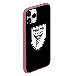 Чехол iPhone 11 Pro матовый Inter fc club, цвет: 3D-малиновый — фото 2