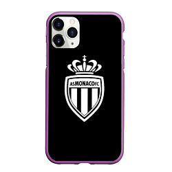 Чехол iPhone 11 Pro матовый Monaco fc club sport, цвет: 3D-фиолетовый