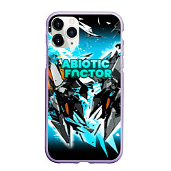 Чехол iPhone 11 Pro матовый Abiotic Factor лого яркий абстракт, цвет: 3D-светло-сиреневый