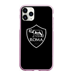 Чехол iPhone 11 Pro матовый Roma sport fc club, цвет: 3D-розовый