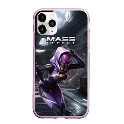 Чехол iPhone 11 Pro матовый Mass Effect ТалиЗора, цвет: 3D-розовый