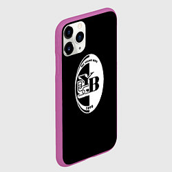 Чехол iPhone 11 Pro матовый Young boys fc club sport, цвет: 3D-фиолетовый — фото 2