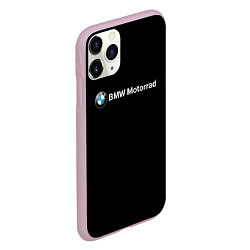 Чехол iPhone 11 Pro матовый Bmw logo, цвет: 3D-розовый — фото 2