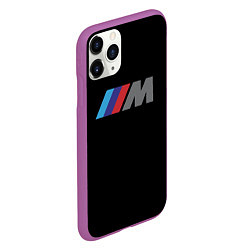 Чехол iPhone 11 Pro матовый BMW sport logo, цвет: 3D-фиолетовый — фото 2