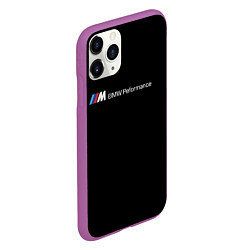 Чехол iPhone 11 Pro матовый BMW logo steel, цвет: 3D-фиолетовый — фото 2