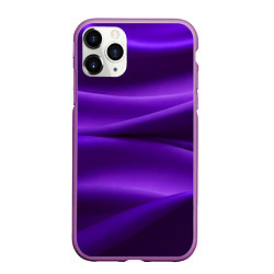 Чехол iPhone 11 Pro матовый Фиолетовый шелк, цвет: 3D-фиолетовый