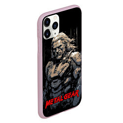 Чехол iPhone 11 Pro матовый Venom Snake Metal gear game, цвет: 3D-розовый — фото 2