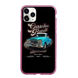 Чехол iPhone 11 Pro матовый Винтажный пикап Chevrolet Apache 1959 года, цвет: 3D-малиновый