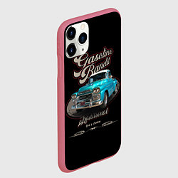 Чехол iPhone 11 Pro матовый Винтажный пикап Chevrolet Apache 1959 года, цвет: 3D-малиновый — фото 2