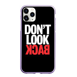 Чехол iPhone 11 Pro матовый Dont look back - the call, цвет: 3D-светло-сиреневый