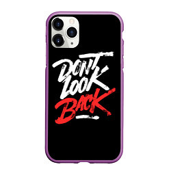 Чехол iPhone 11 Pro матовый The call - dont look back, цвет: 3D-фиолетовый