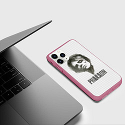 Чехол iPhone 11 Pro матовый Портрет Pharaoh, цвет: 3D-малиновый — фото 2