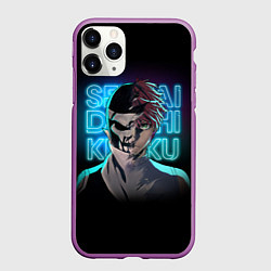 Чехол iPhone 11 Pro матовый Боевой отряд Полный провал Комбатант Ди и Хибики, цвет: 3D-фиолетовый