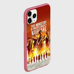 Чехол iPhone 11 Pro матовый Гай Ричи - Министерство неджентльменских дел, цвет: 3D-малиновый — фото 2