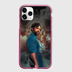 Чехол iPhone 11 Pro матовый Гус Мар Филлипс, цвет: 3D-малиновый