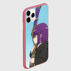 Чехол iPhone 11 Pro матовый Ферн в небе, цвет: 3D-малиновый — фото 2