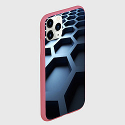 Чехол iPhone 11 Pro матовый Броня нанотехнологичная, цвет: 3D-малиновый — фото 2