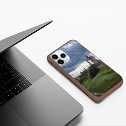 Чехол iPhone 11 Pro матовый Торопец Корсунско-Богородский собор, цвет: 3D-коричневый — фото 2