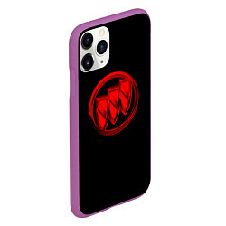 Чехол iPhone 11 Pro матовый Buick red logo, цвет: 3D-фиолетовый — фото 2