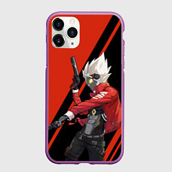 Чехол iPhone 11 Pro матовый Zenless Zone Zero Billy Kid, цвет: 3D-фиолетовый