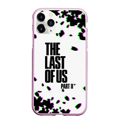 Чехол iPhone 11 Pro матовый The last of us лепестки, цвет: 3D-розовый