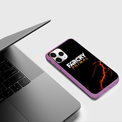 Чехол iPhone 11 Pro матовый Farcry storm, цвет: 3D-фиолетовый — фото 2