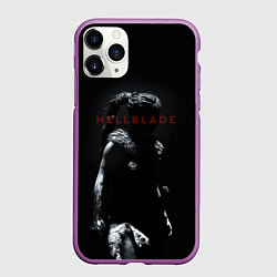 Чехол iPhone 11 Pro матовый Hellblade, цвет: 3D-фиолетовый