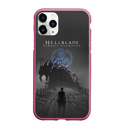 Чехол iPhone 11 Pro матовый Hellblade - Sign