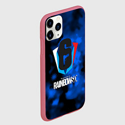 Чехол iPhone 11 Pro матовый Rainbow six winter, цвет: 3D-малиновый — фото 2