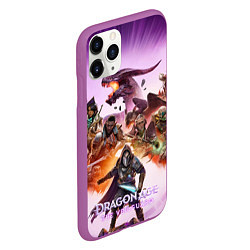 Чехол iPhone 11 Pro матовый Герои Dragon age the veilguard, цвет: 3D-фиолетовый — фото 2