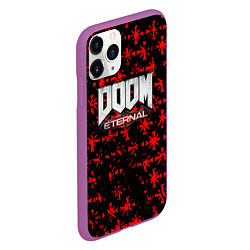 Чехол iPhone 11 Pro матовый Doom x Farcry, цвет: 3D-фиолетовый — фото 2